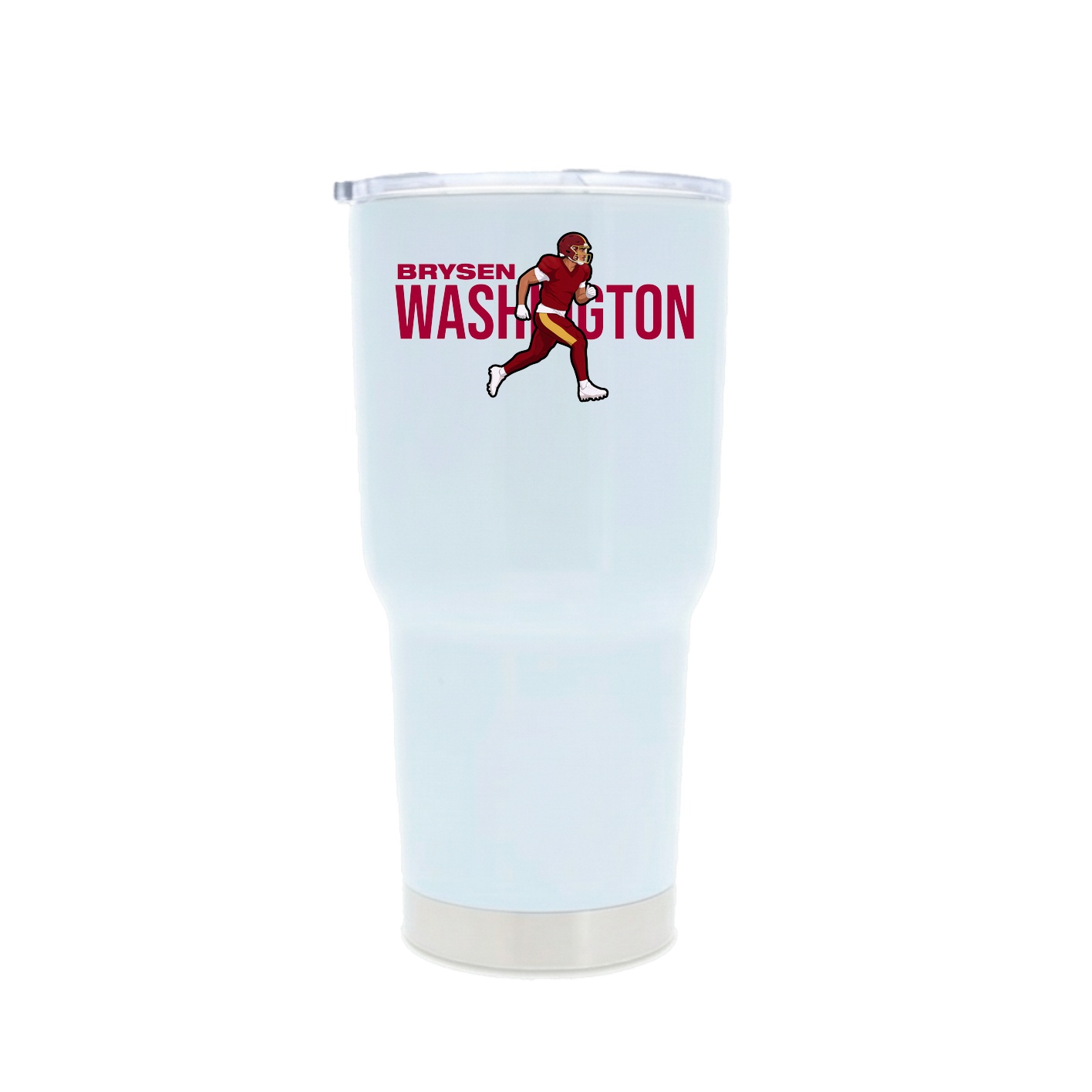 30oz Stainless Steel Tumbler — Player Name in White