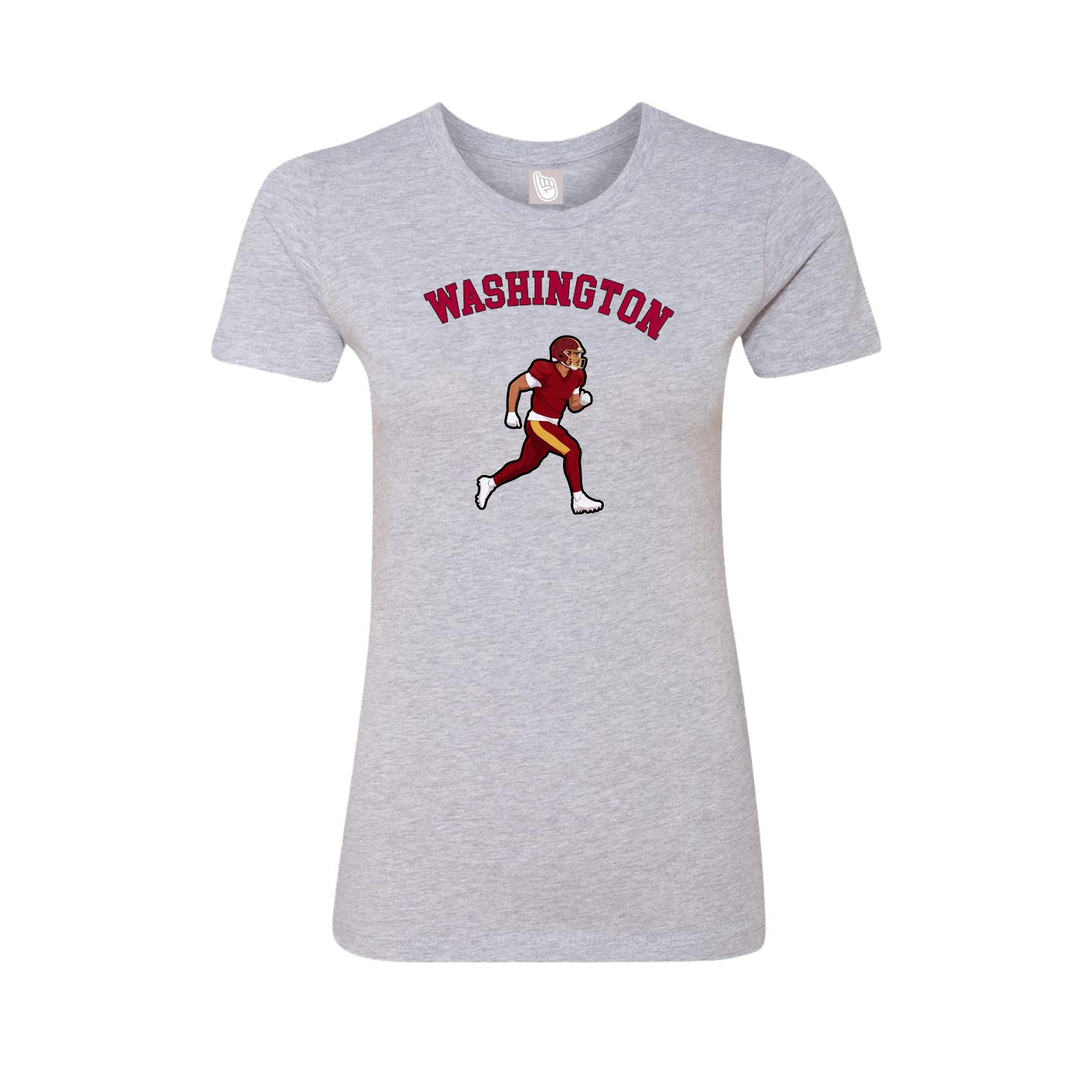 Fitted Women's Tee — Shirsey Arch in Grey