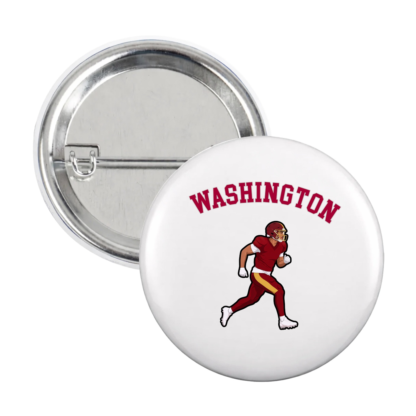 Game Day Button — Shirsey Arch in White