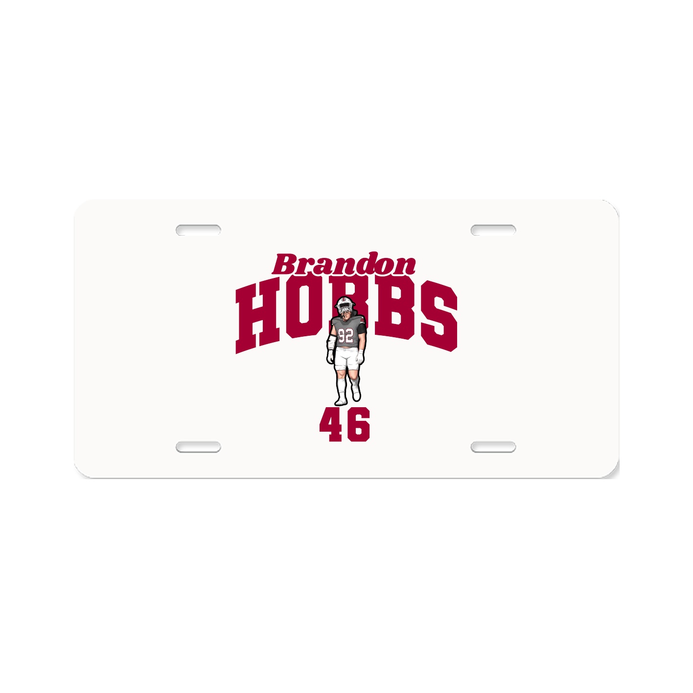 License Plate — Signature Arch in Classic