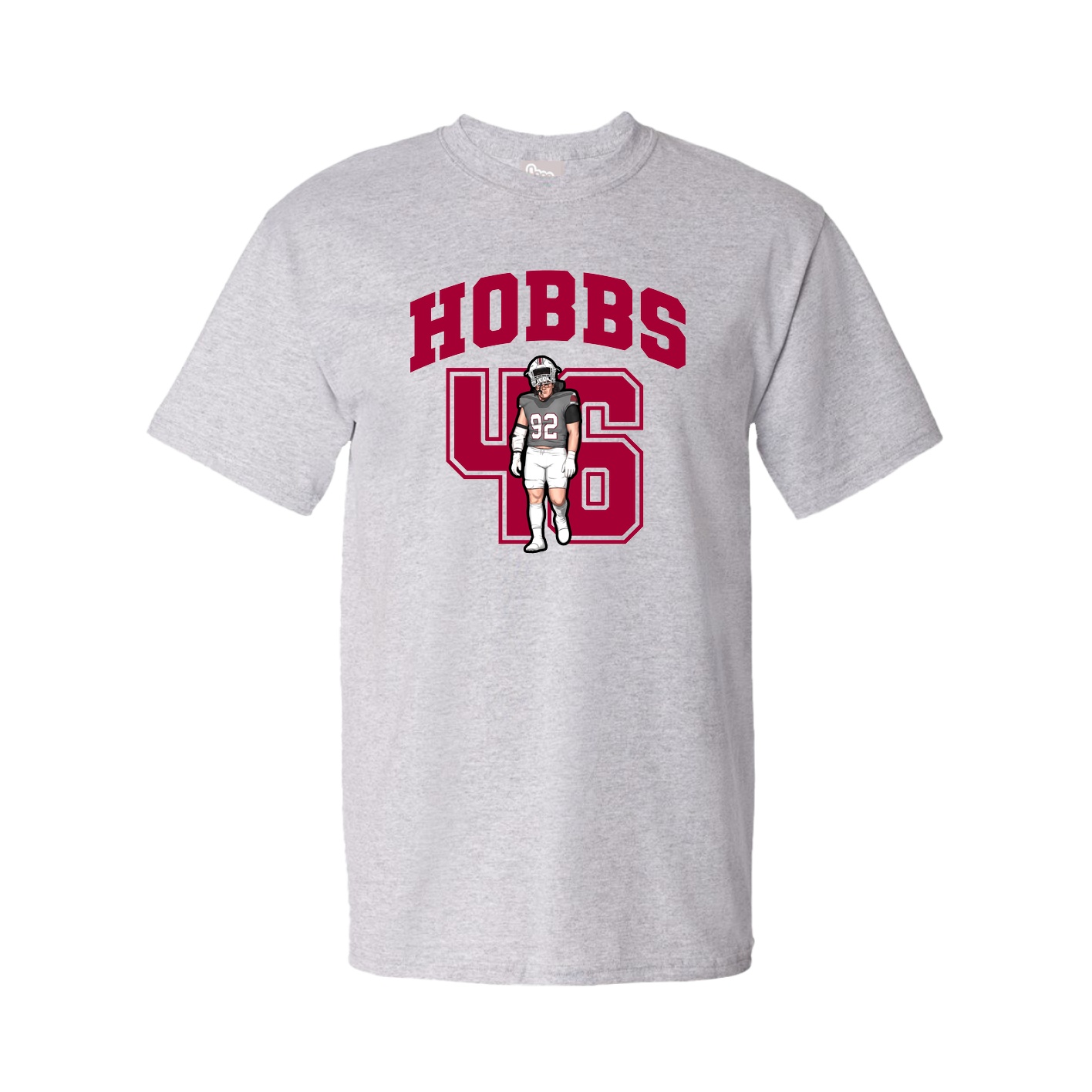 Youth Tee — Number in Grey