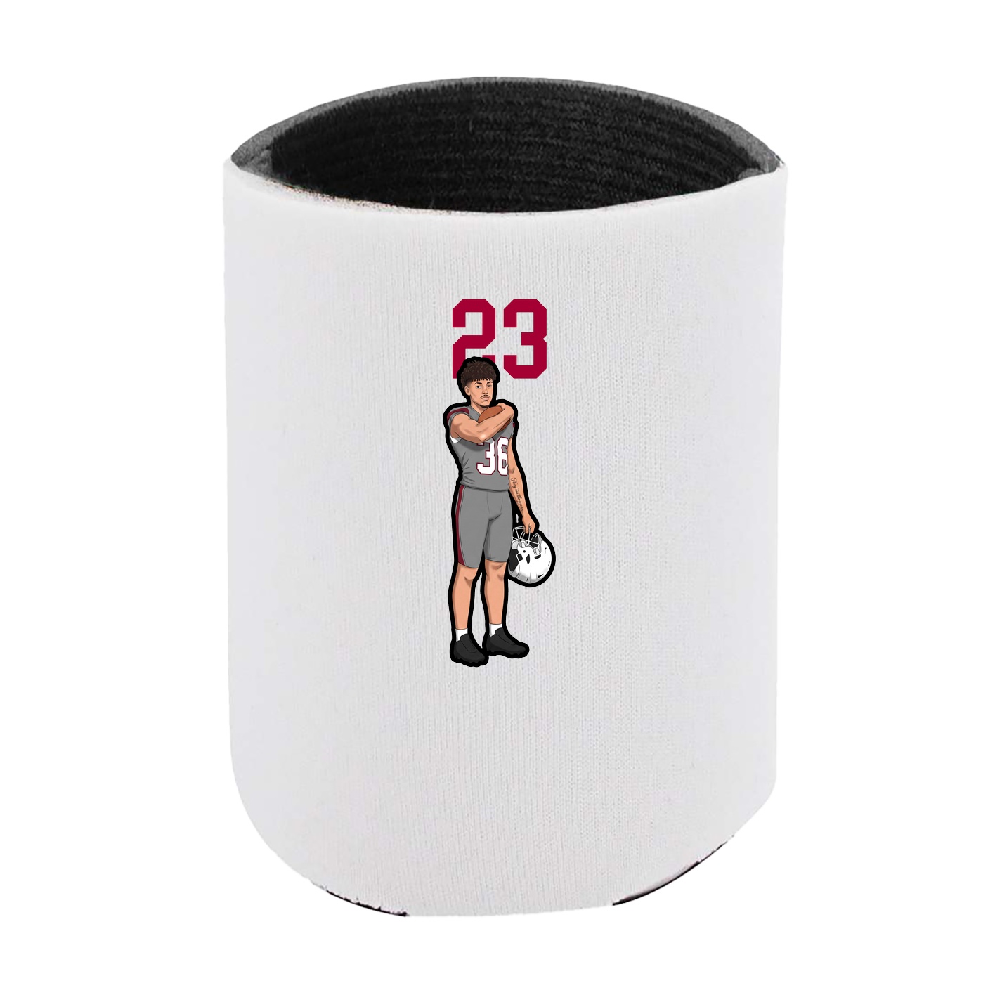 Can Holder — Number Top in White