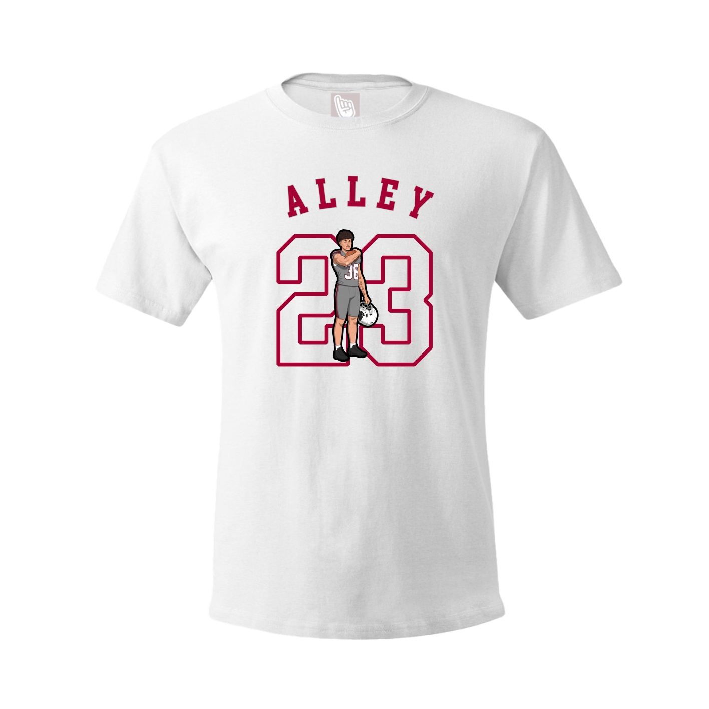Youth Tee — Shirsey Arch in White
