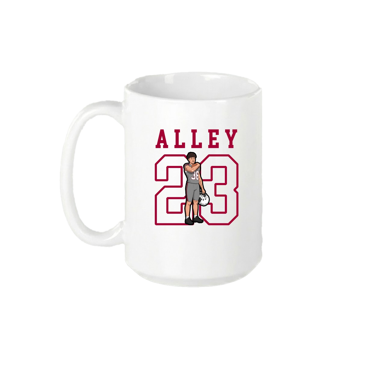 15oz Coffee Mug — Shirsey in White