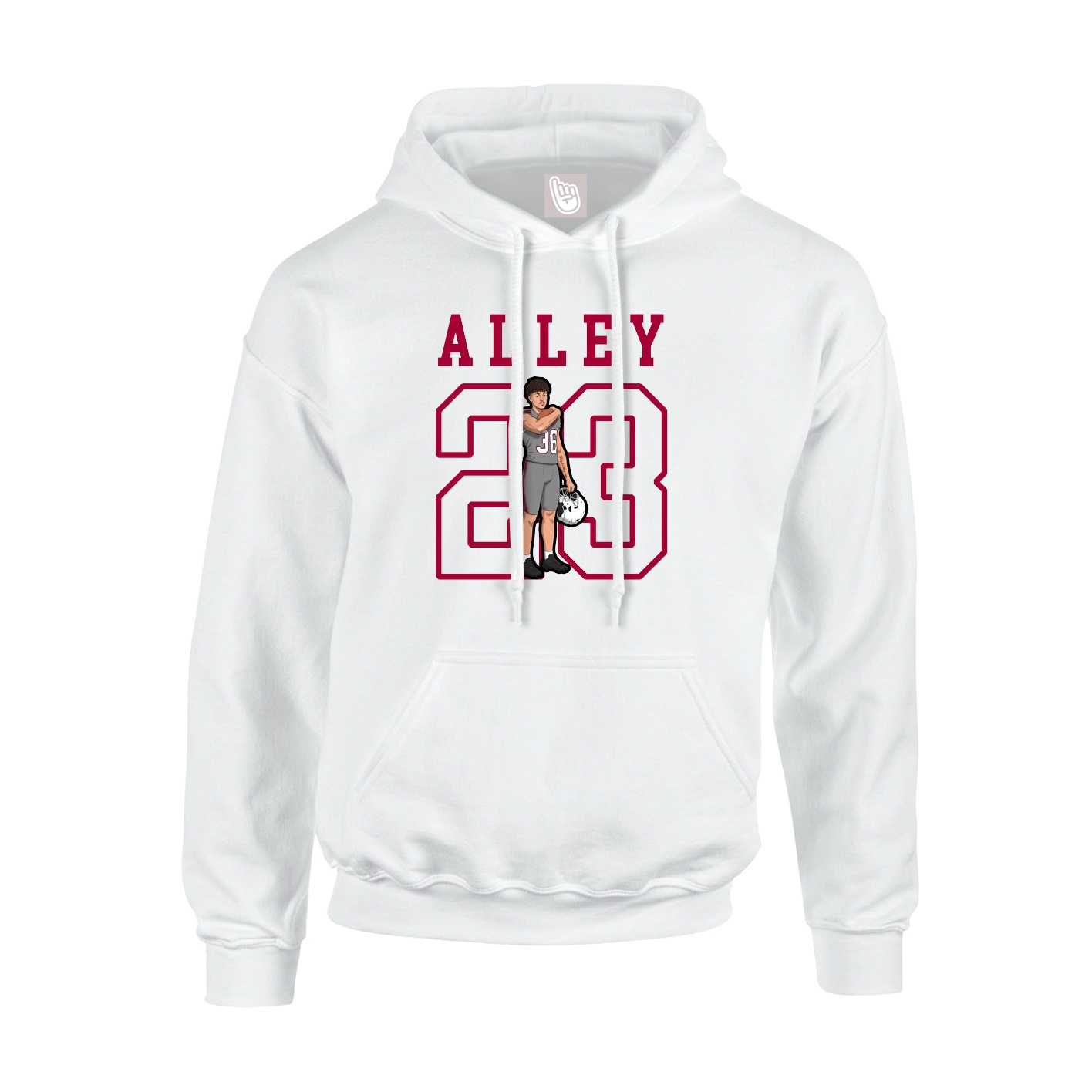 Youth Hoodie — Shirsey in White