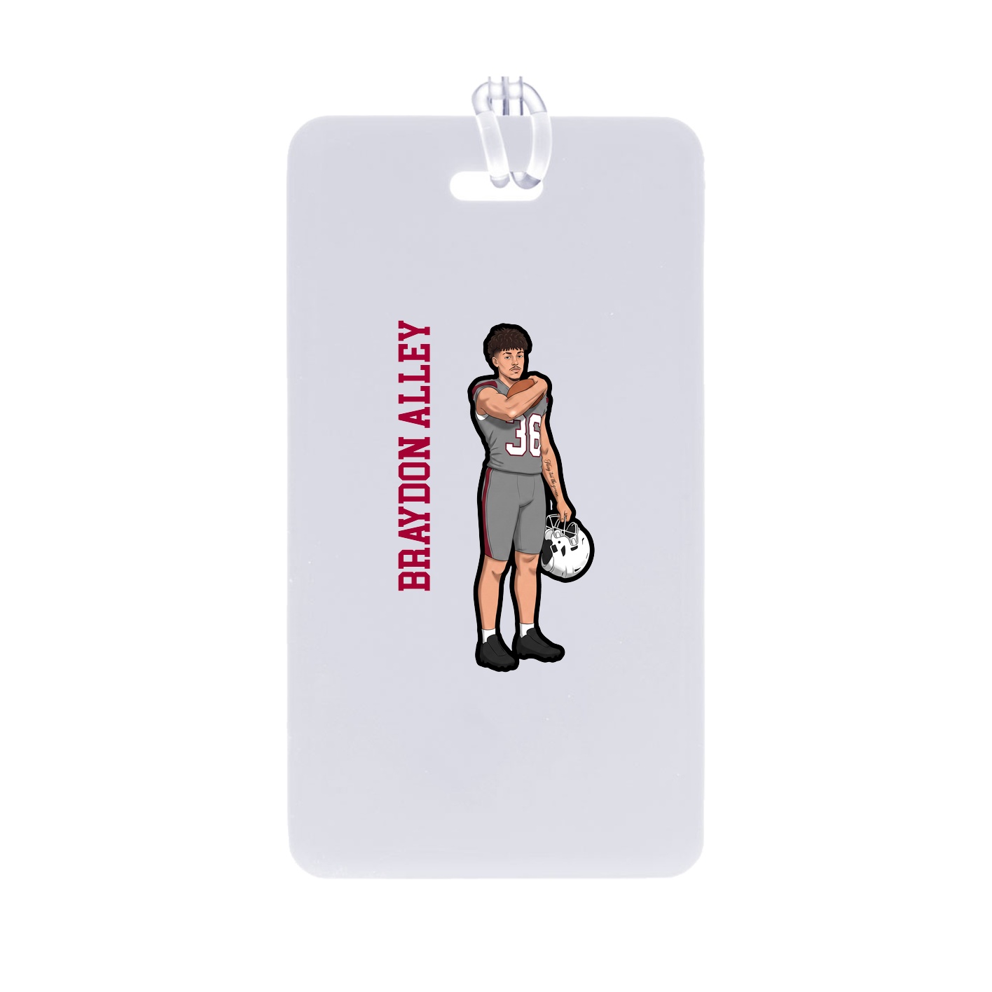 Bag Tag — Name Vertical in Classic