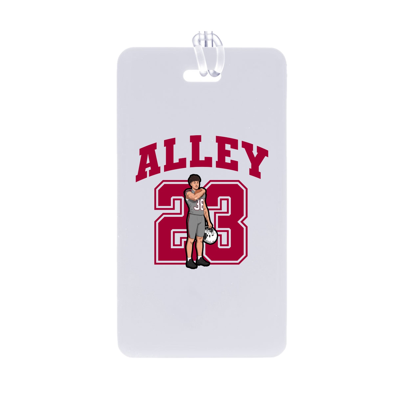Bag Tag — Number in Classic