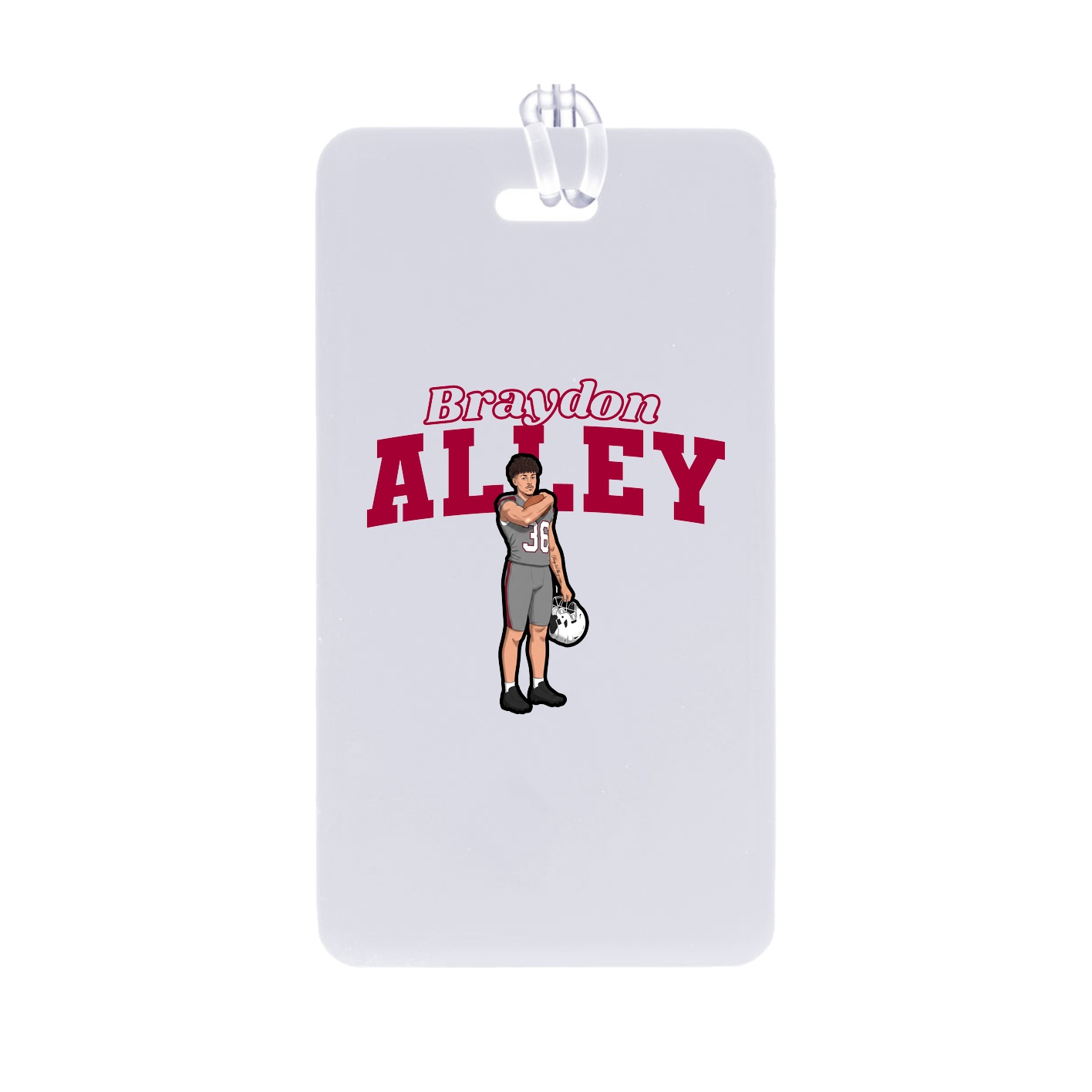 Bag Tag — Name Arch in Classic