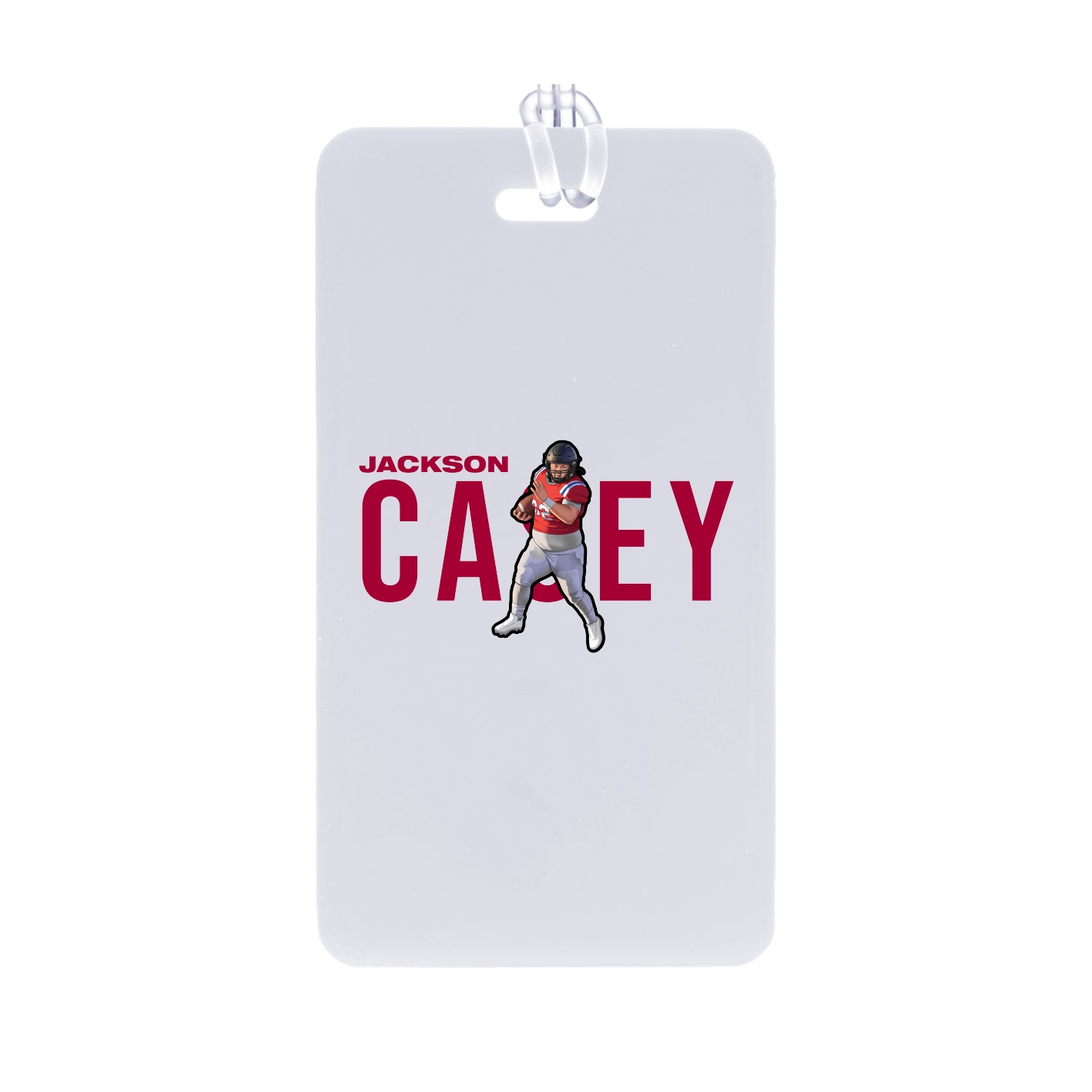 Bag Tag — Player Name in Classic