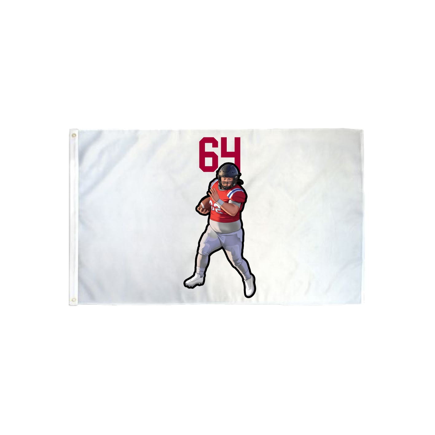 3x5 Flag — Number Top in Classic