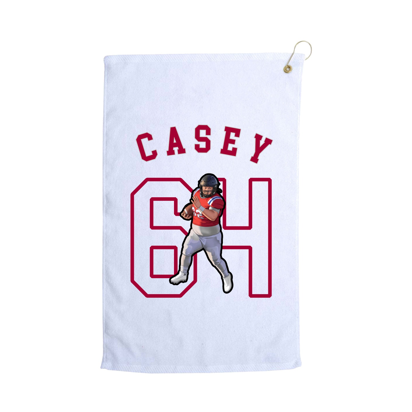 Golf Towel — Shirsey Arch in White