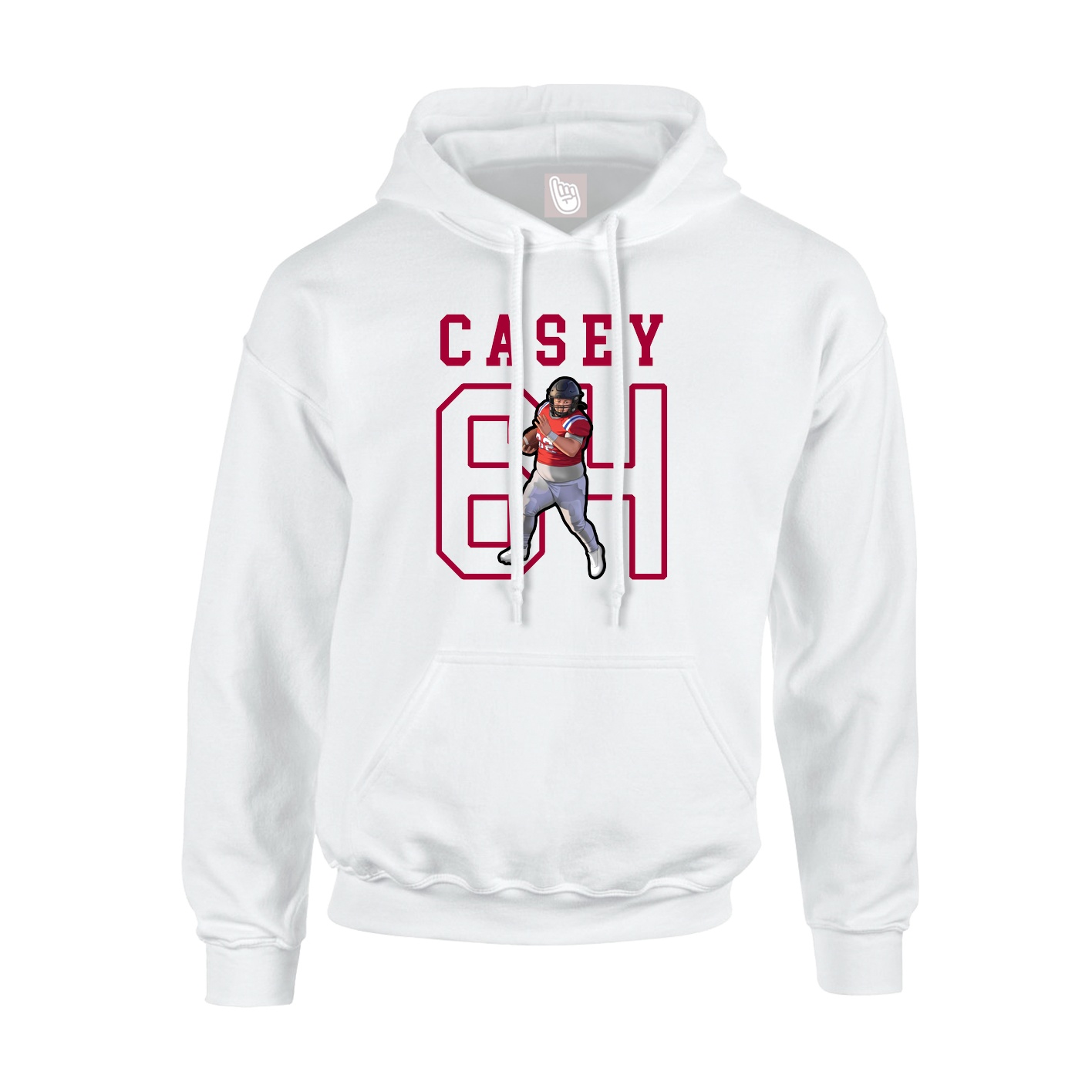 Youth Hoodie — Shirsey in White