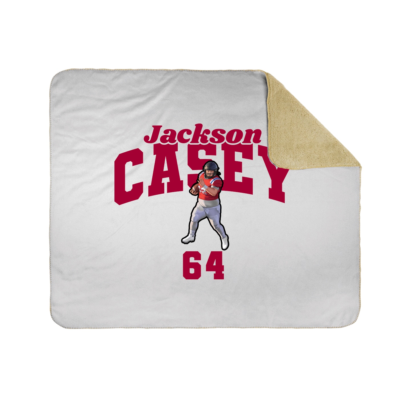 Throw Blanket — Signature Arch in White