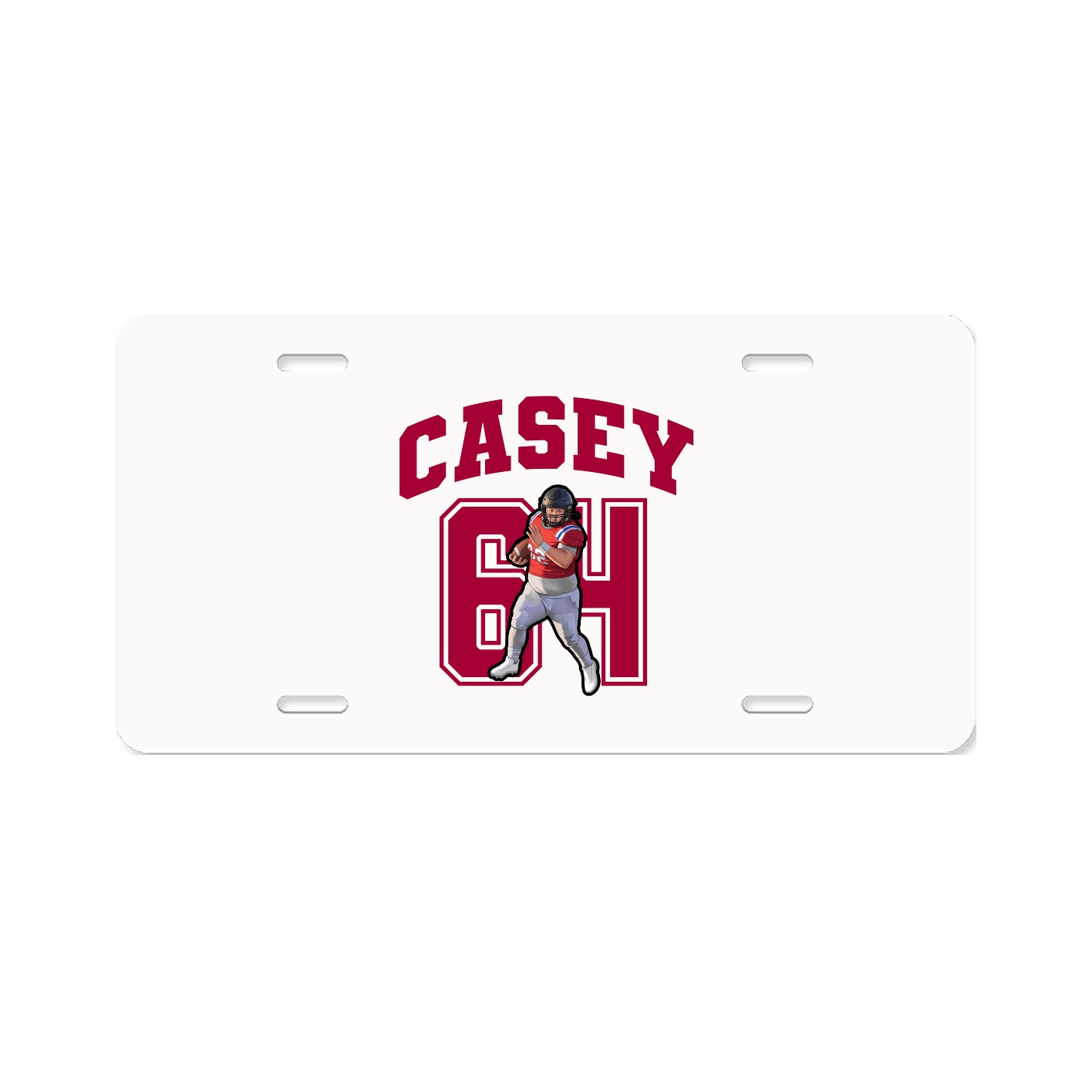 License Plate — Number in Classic
