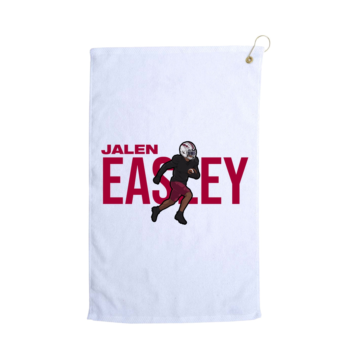 Golf Towel — Player Name in White