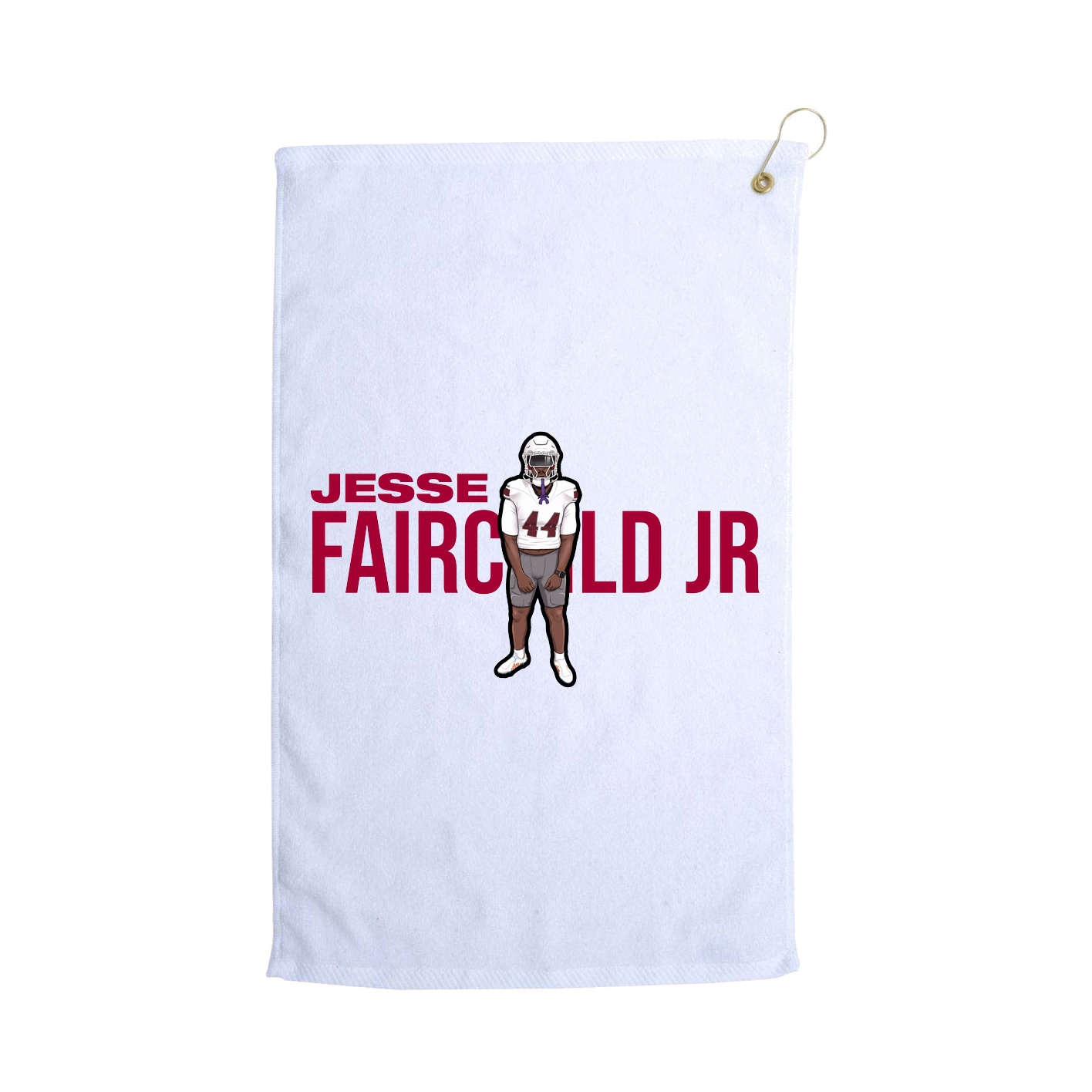 Golf Towel — Player Name in White