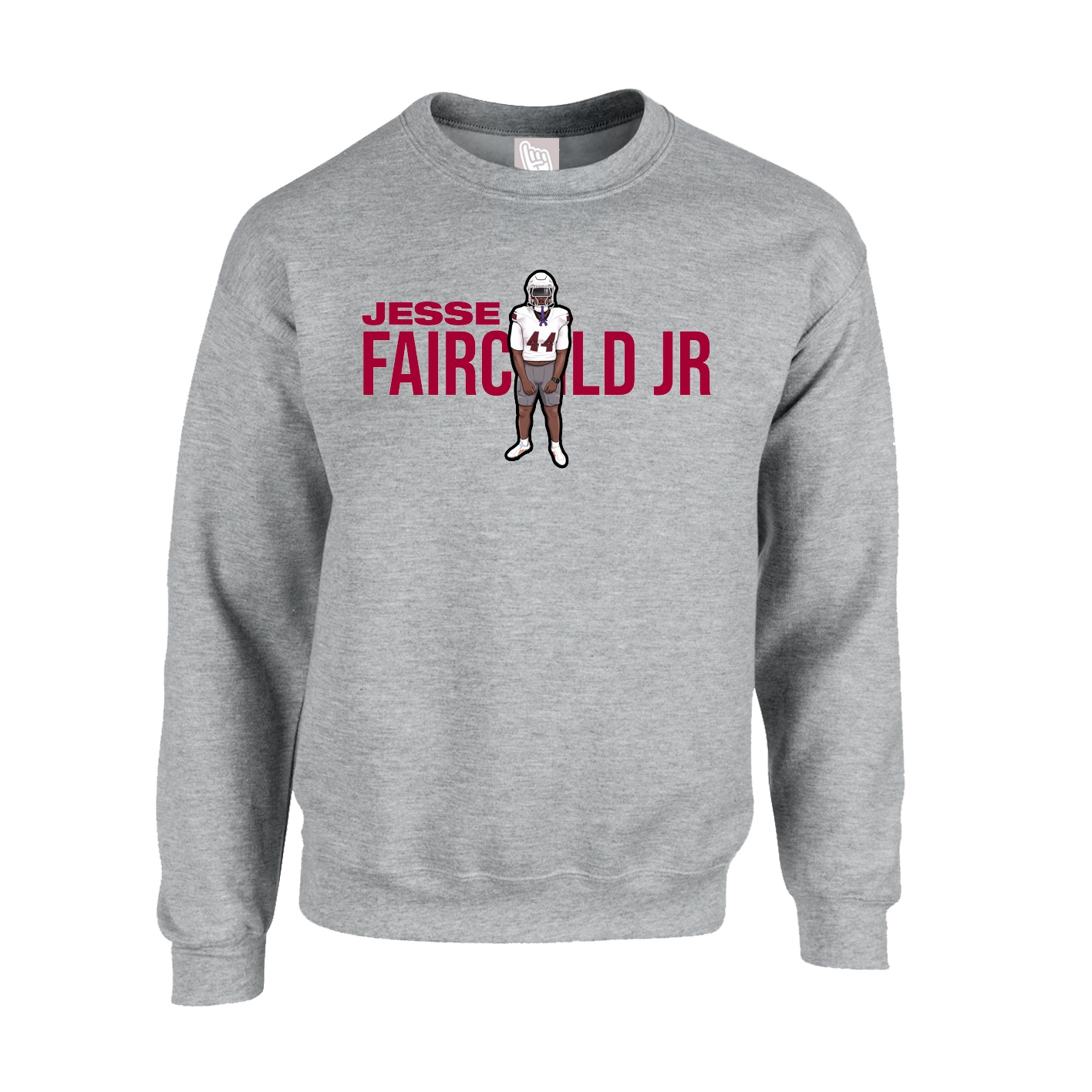 Fleece Crew — Player Name in Grey