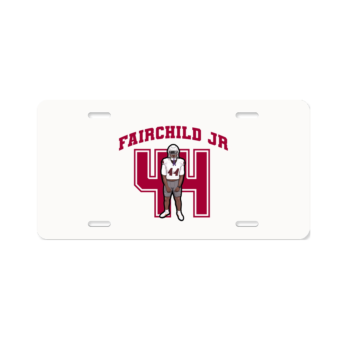 License Plate — Number in Classic