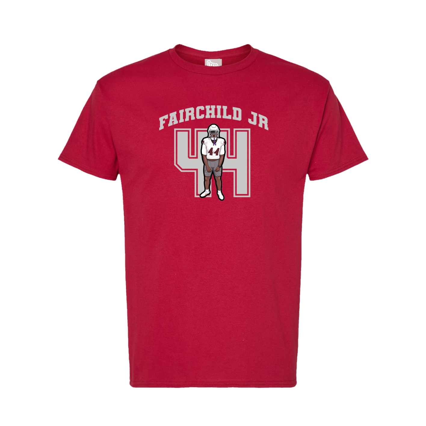 Tee — Number in Crimson