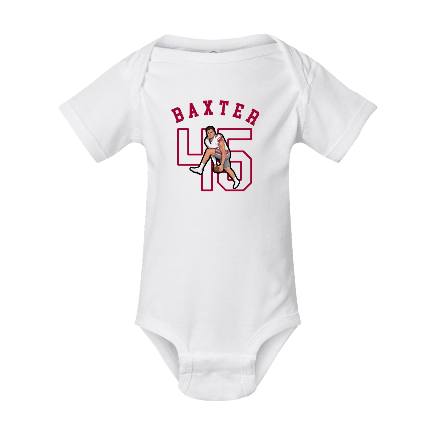 Baby Onesie — Shirsey Arch in White