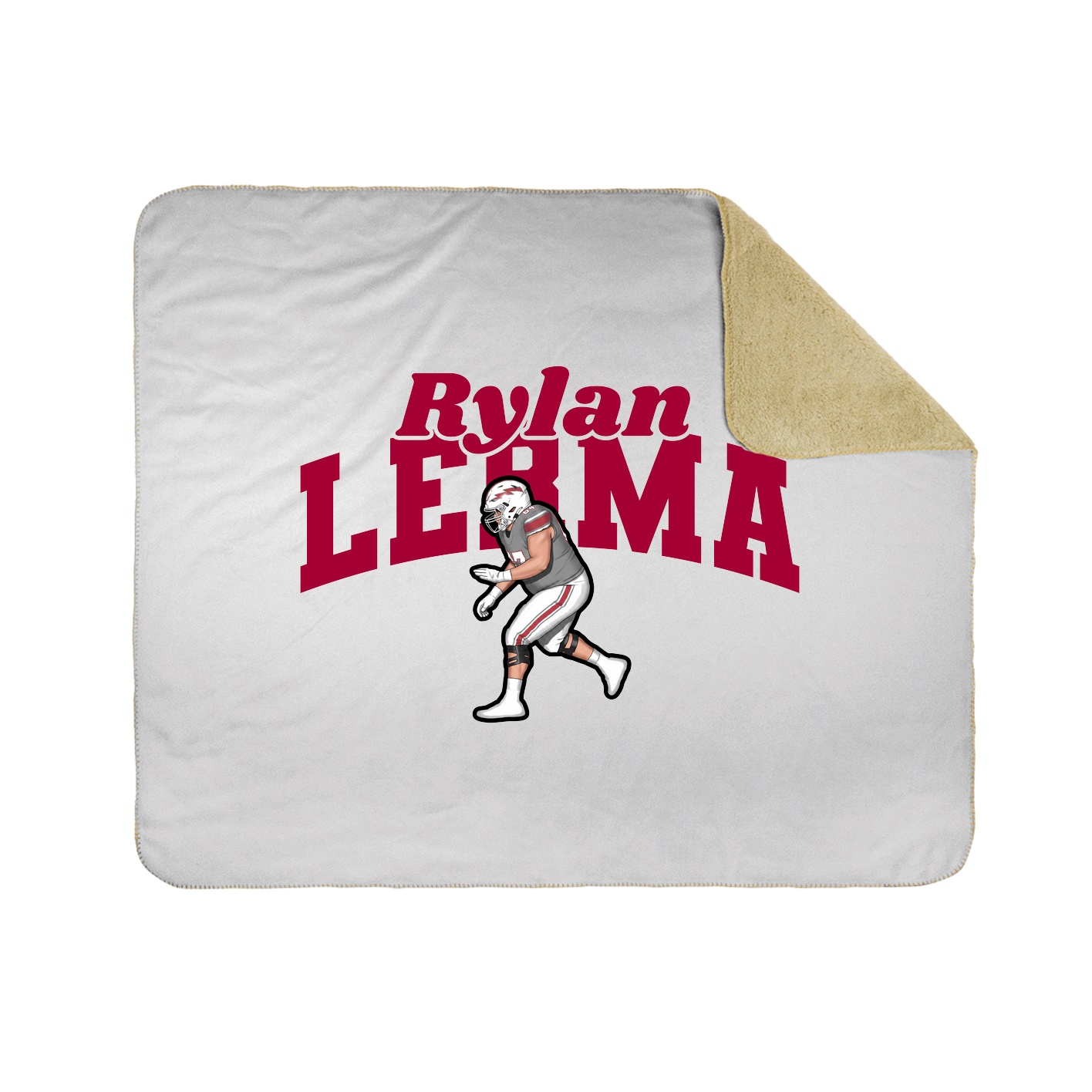 Throw Blanket — Signature Arch in White
