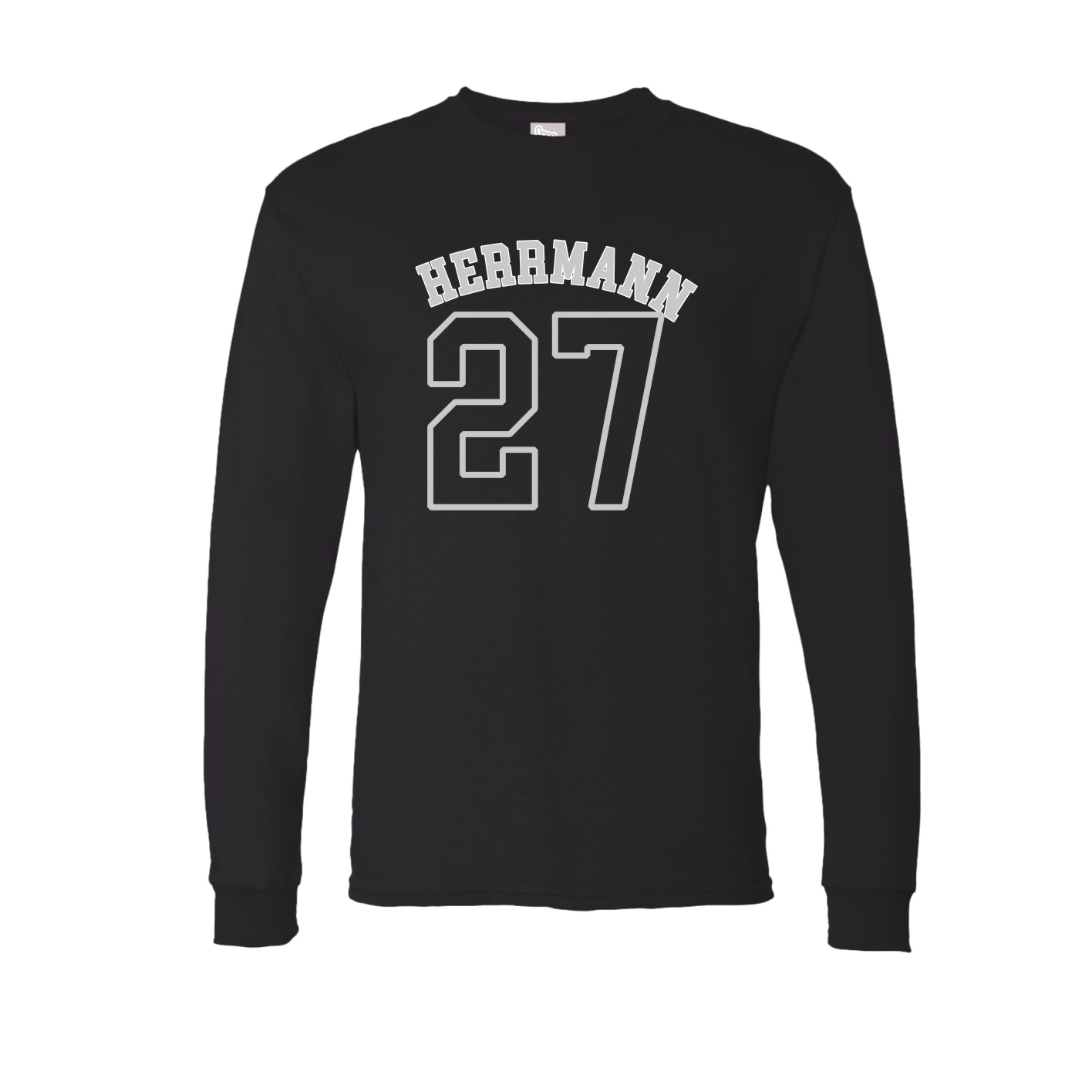 Long Sleeve Tee — Shirsey Arch in Black