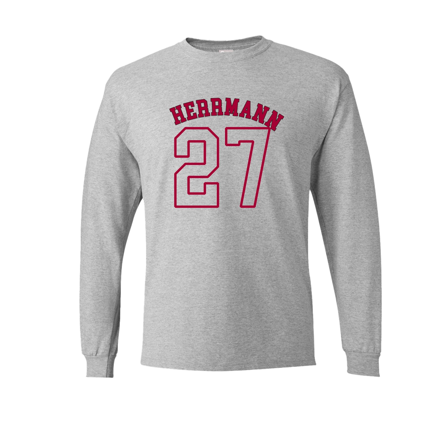 Long Sleeve Tee — Shirsey Arch in Grey