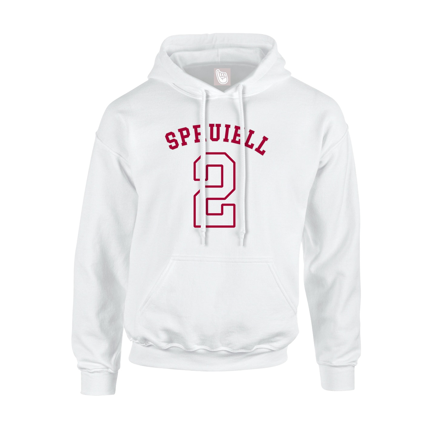 Hoodie — Shirsey Arch in White