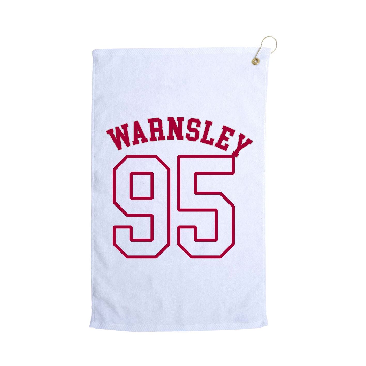 Golf Towel — Shirsey Arch in White