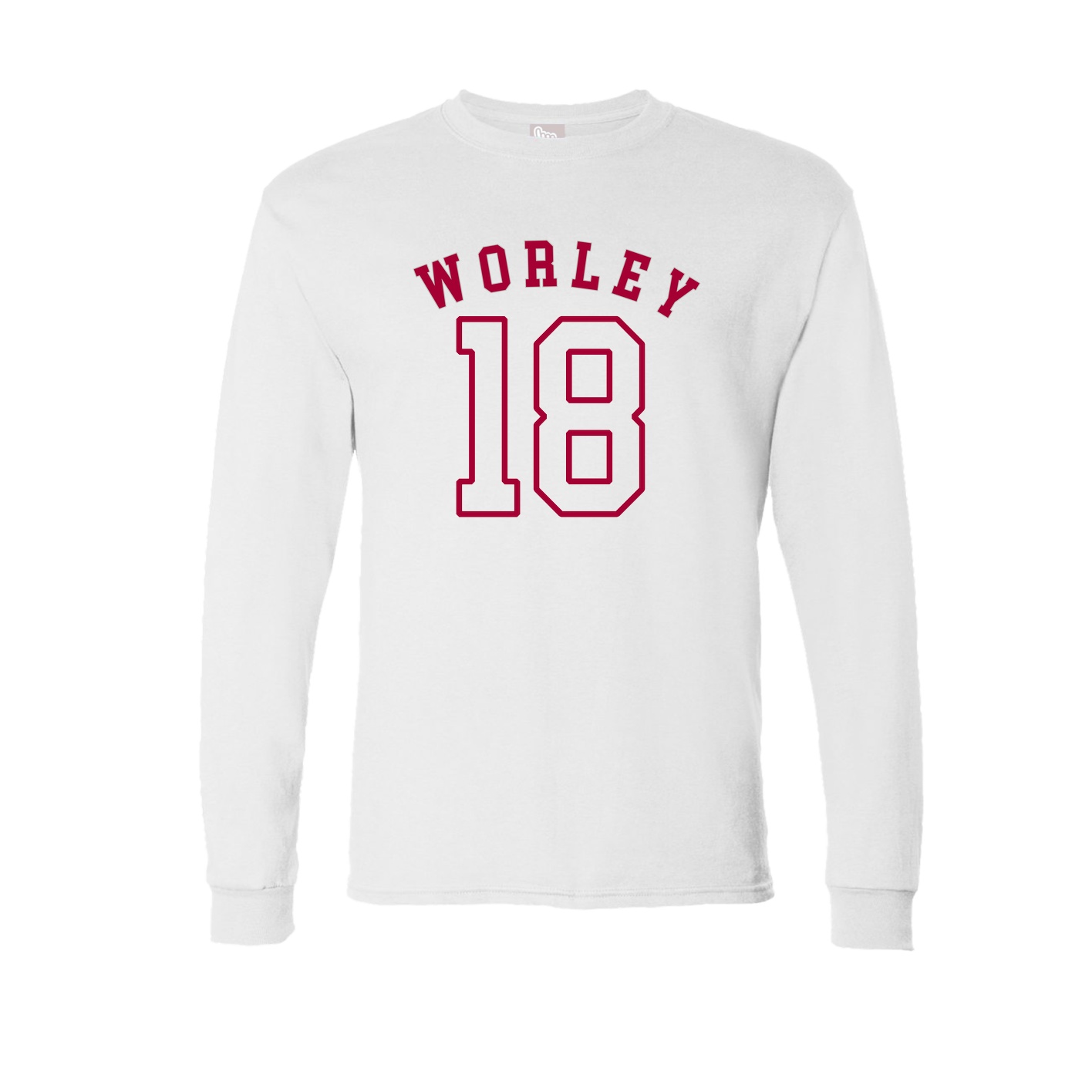 Long Sleeve Tee — Shirsey Arch in White