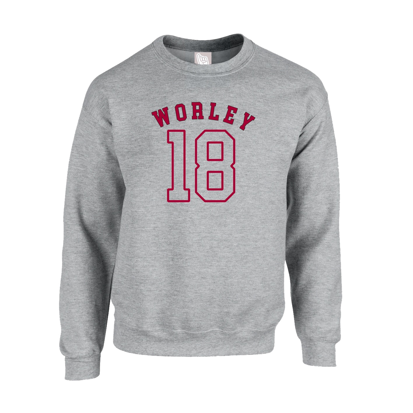 Fleece Crew — Shirsey Arch in Grey
