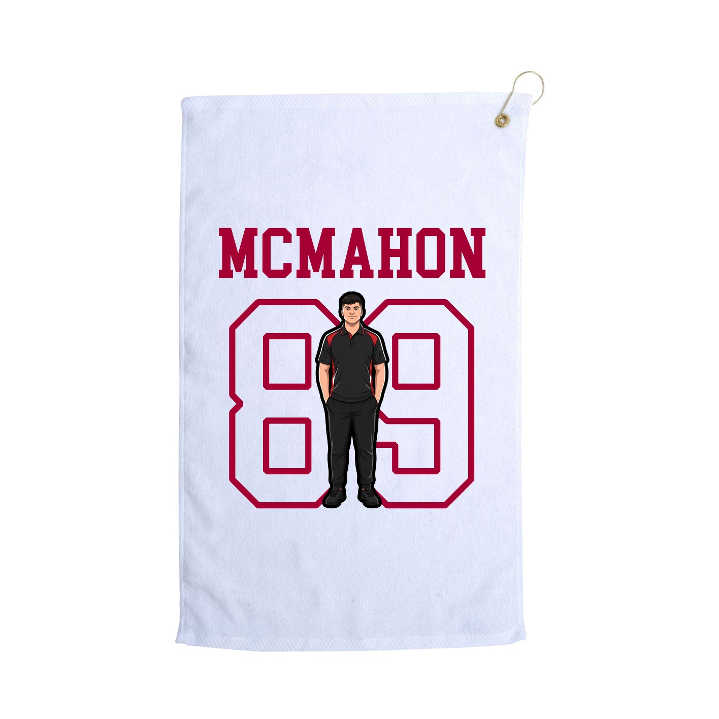 Golf Towel — Shirsey in White