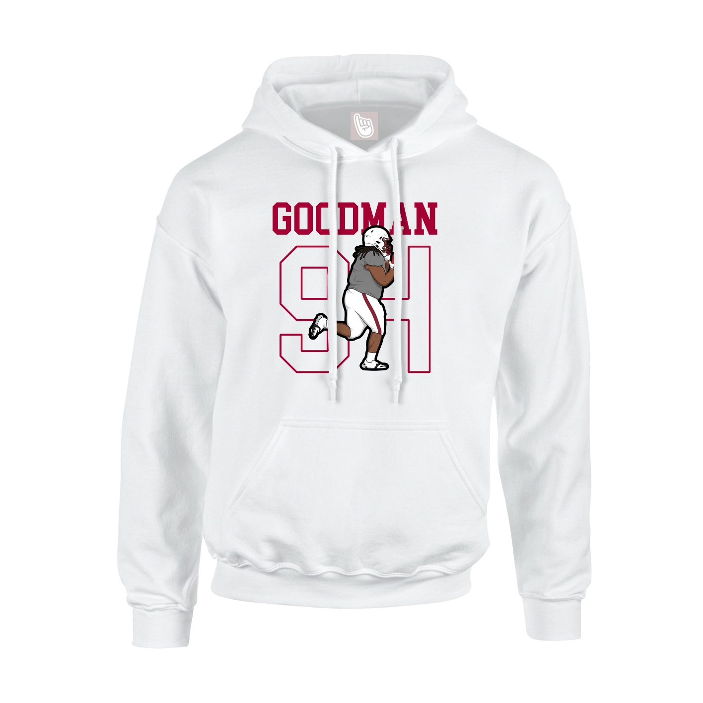 Youth Hoodie — Shirsey in White