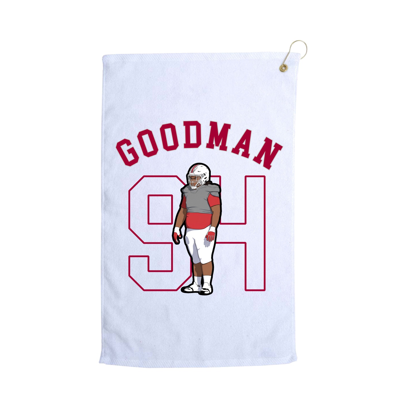 Golf Towel — Shirsey Arch in White