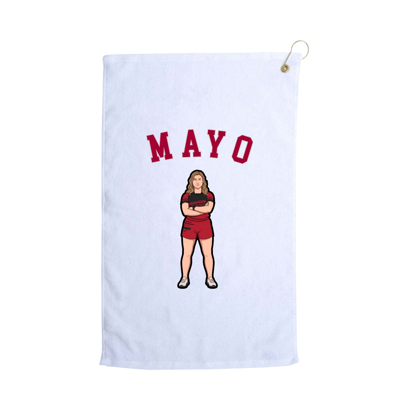 Golf Towel — Shirsey Arch in White