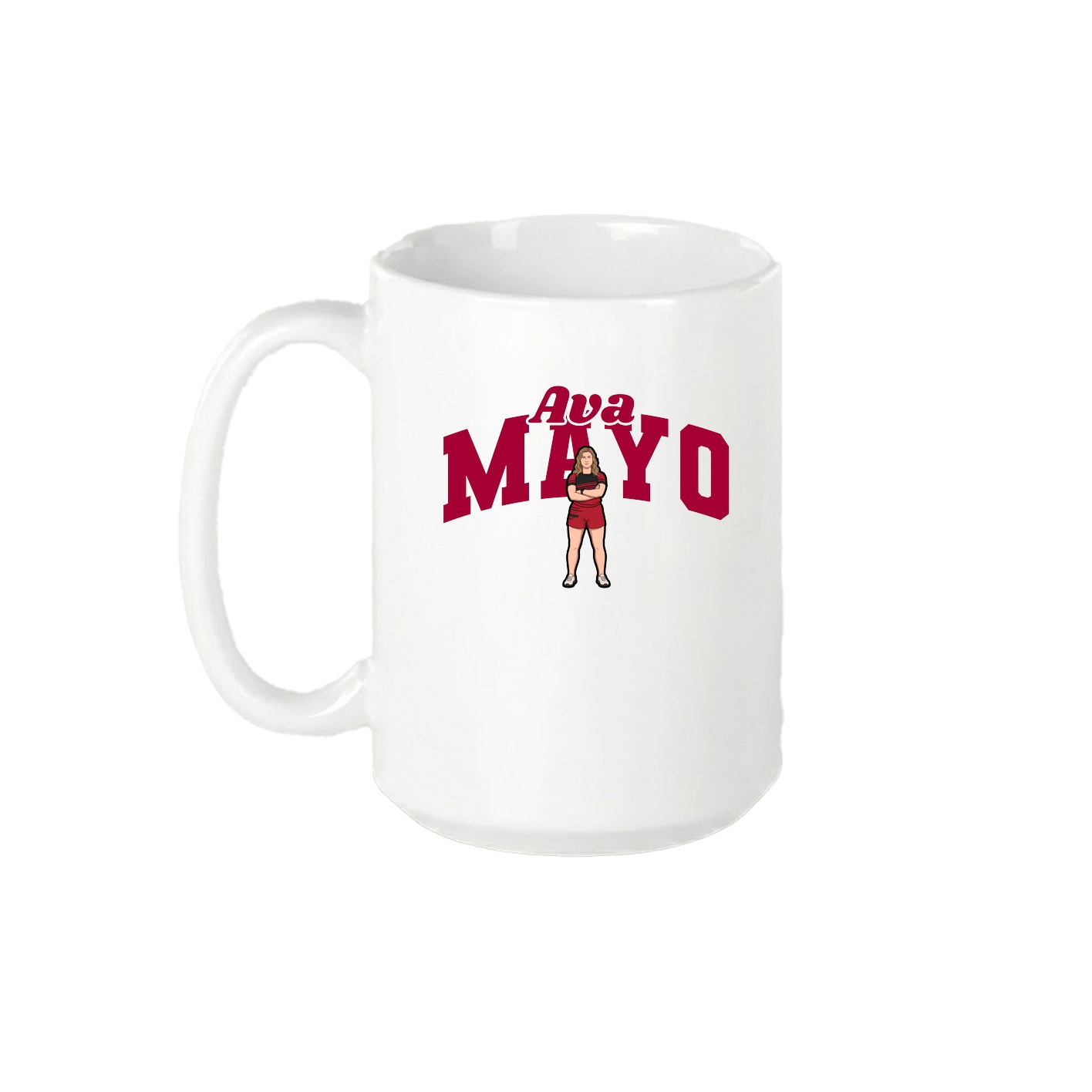 15oz Coffee Mug — Signature Arch in White
