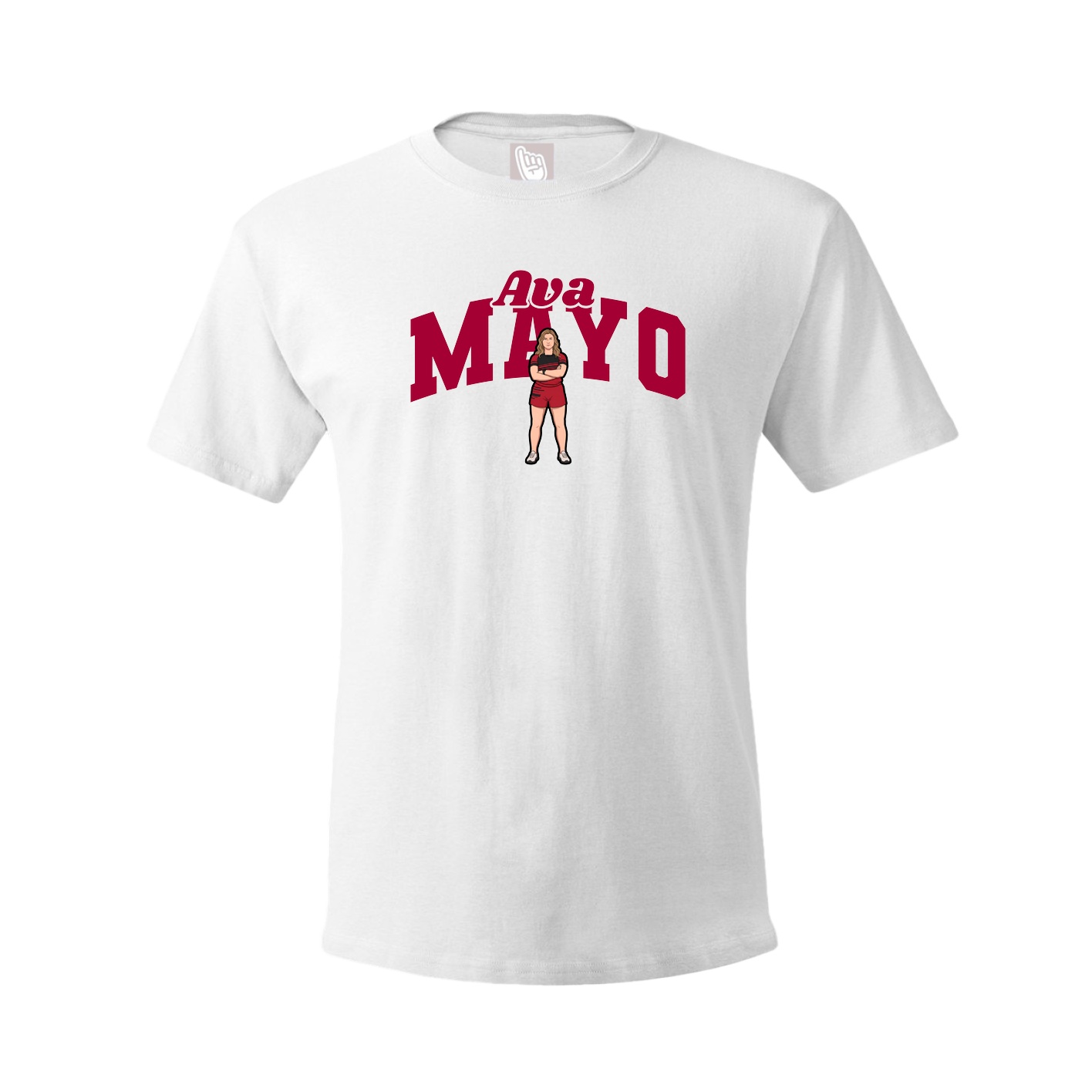 Youth Tee — Signature Arch in White