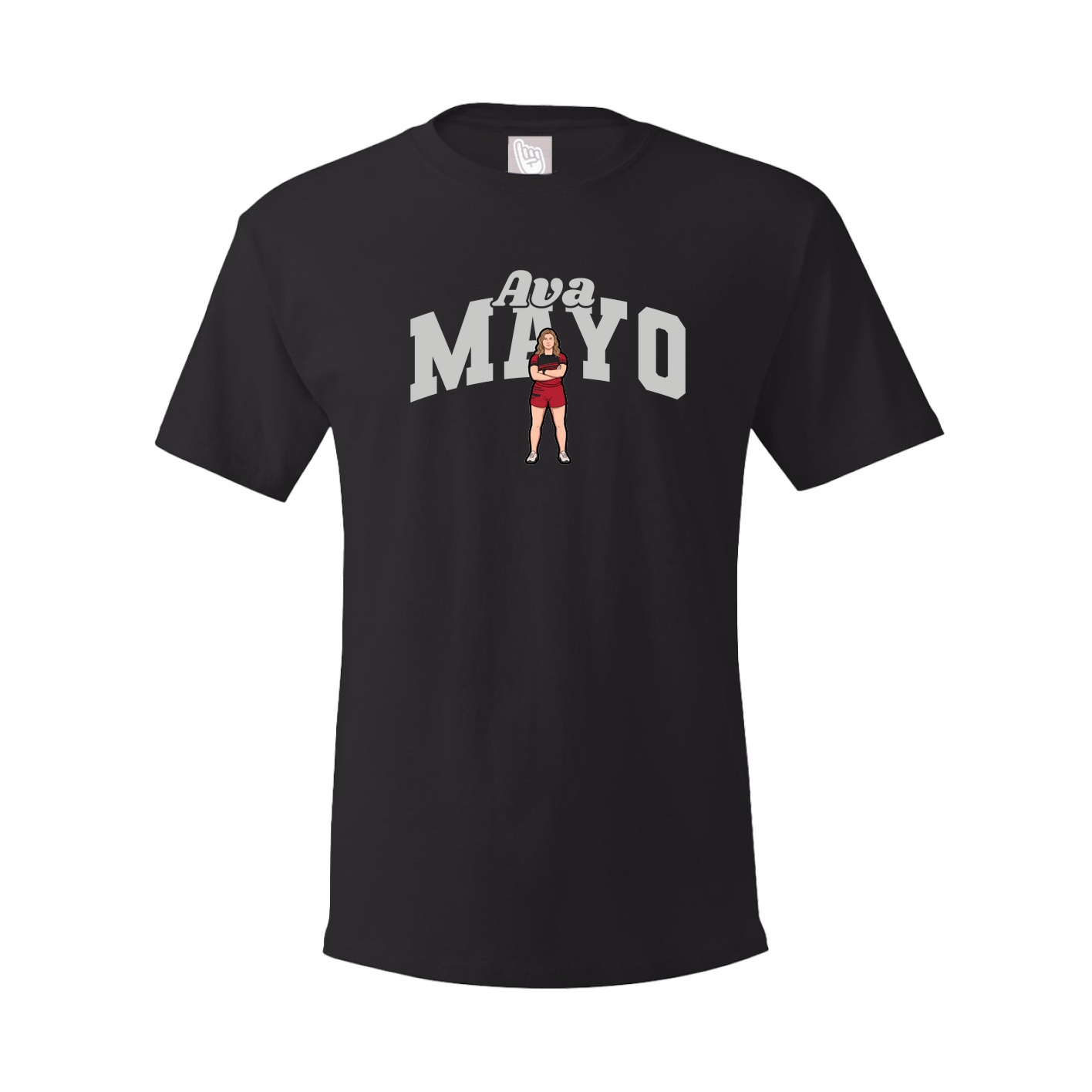 Youth Tee — Signature Arch in Black