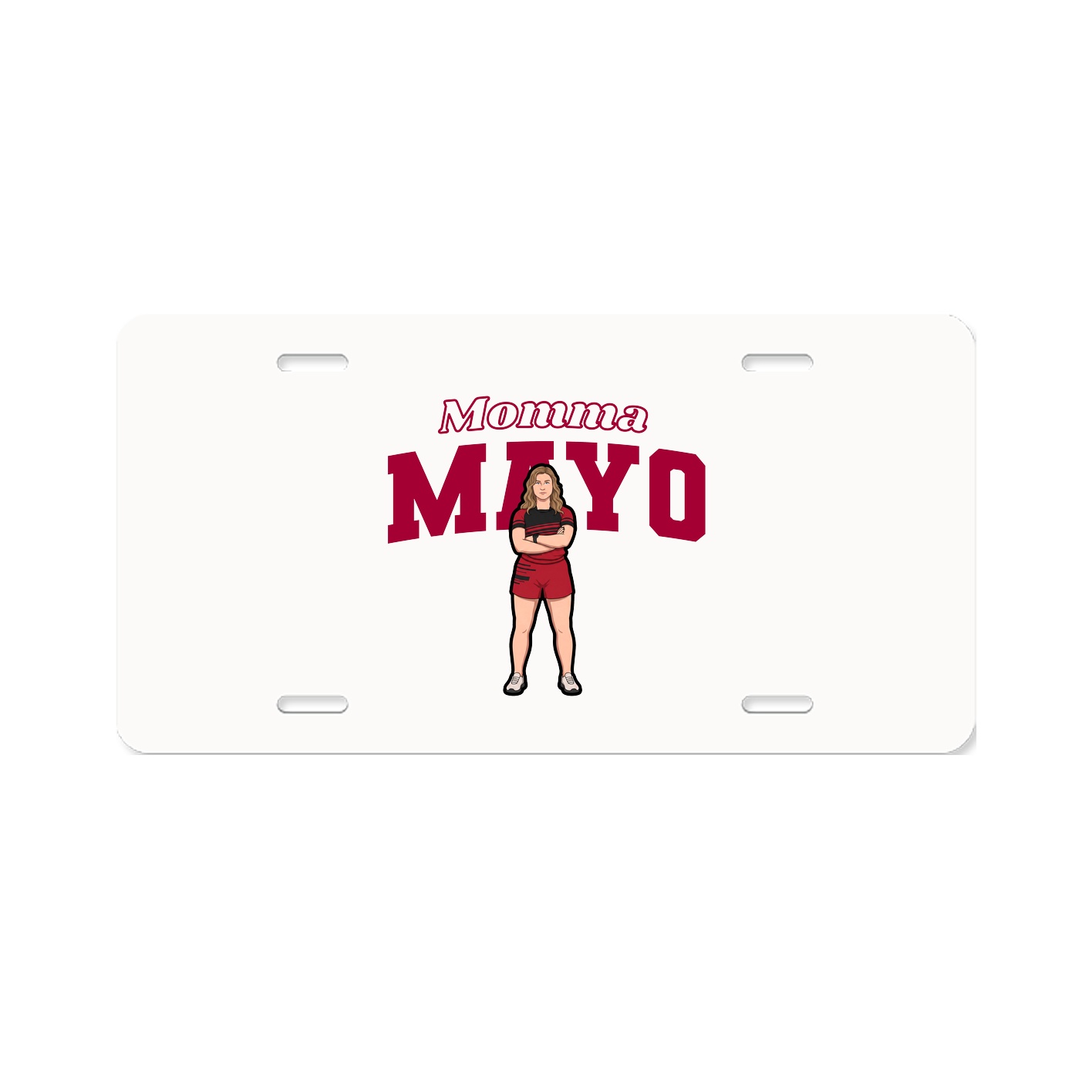 License Plate — Mothers Day Block in Classic