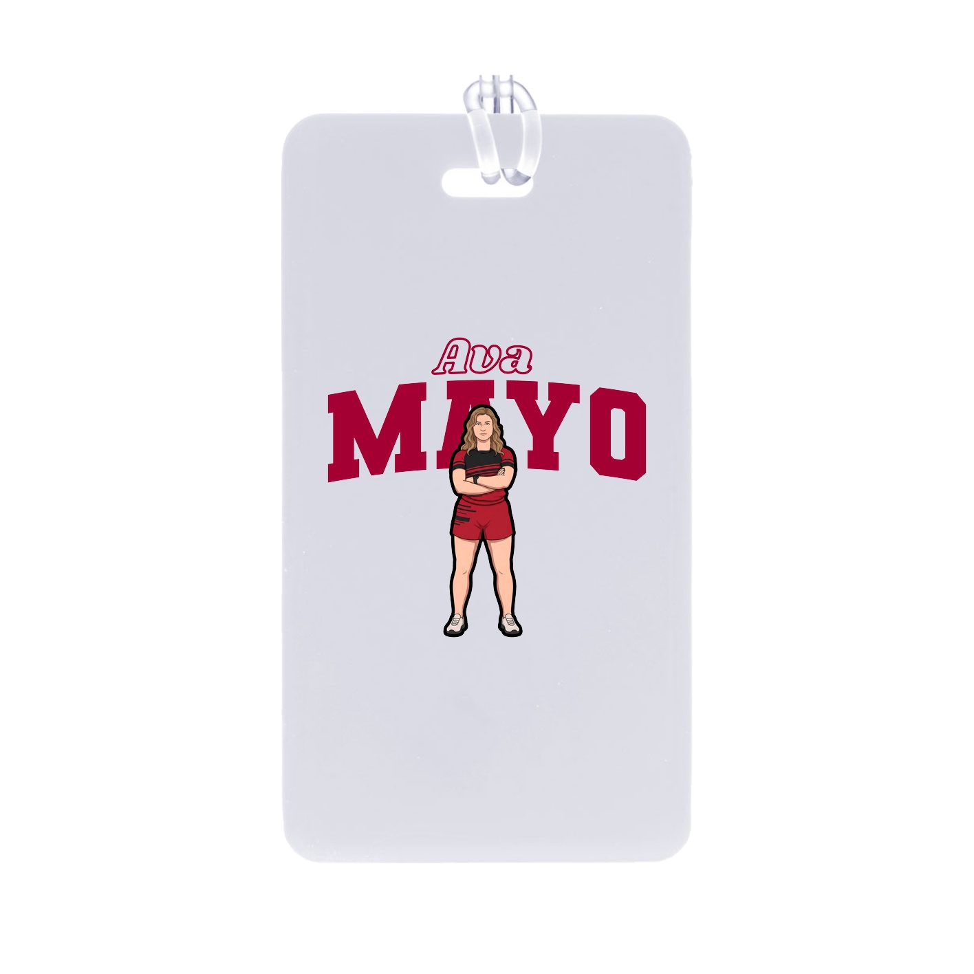 Bag Tag — Name Arch in Classic