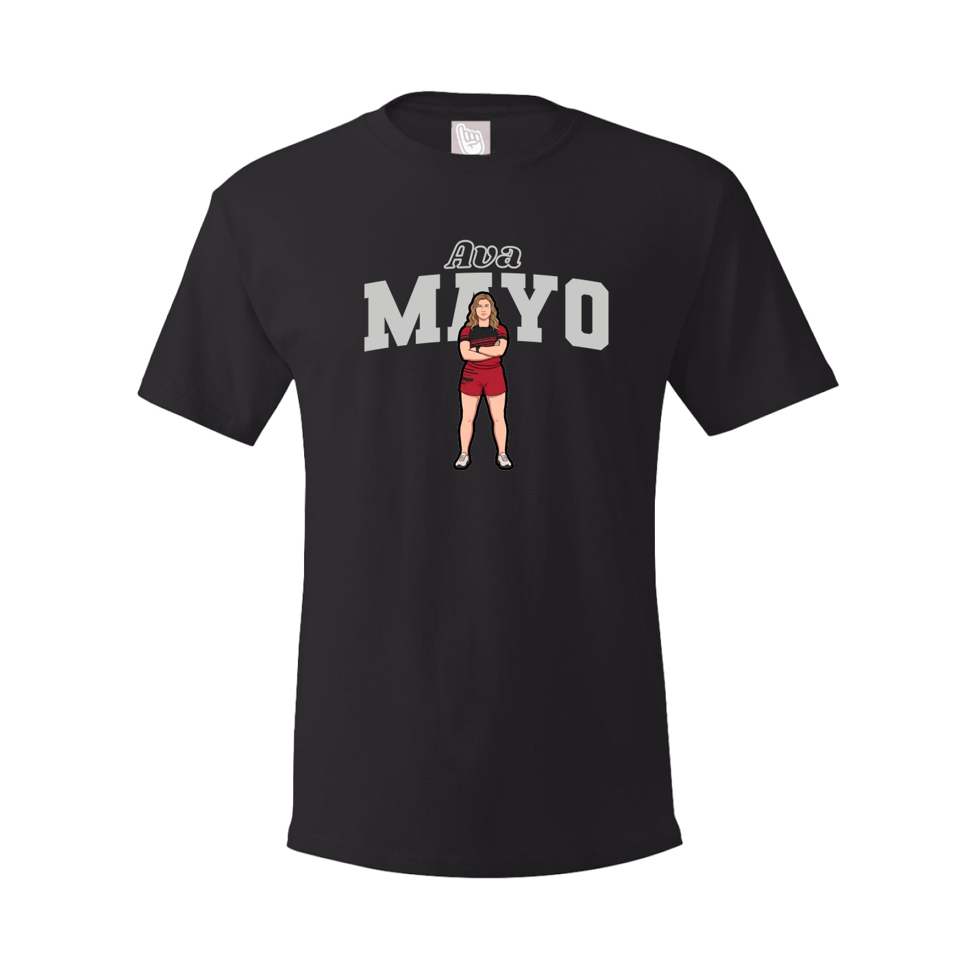 Youth Tee — Name Arch in Black