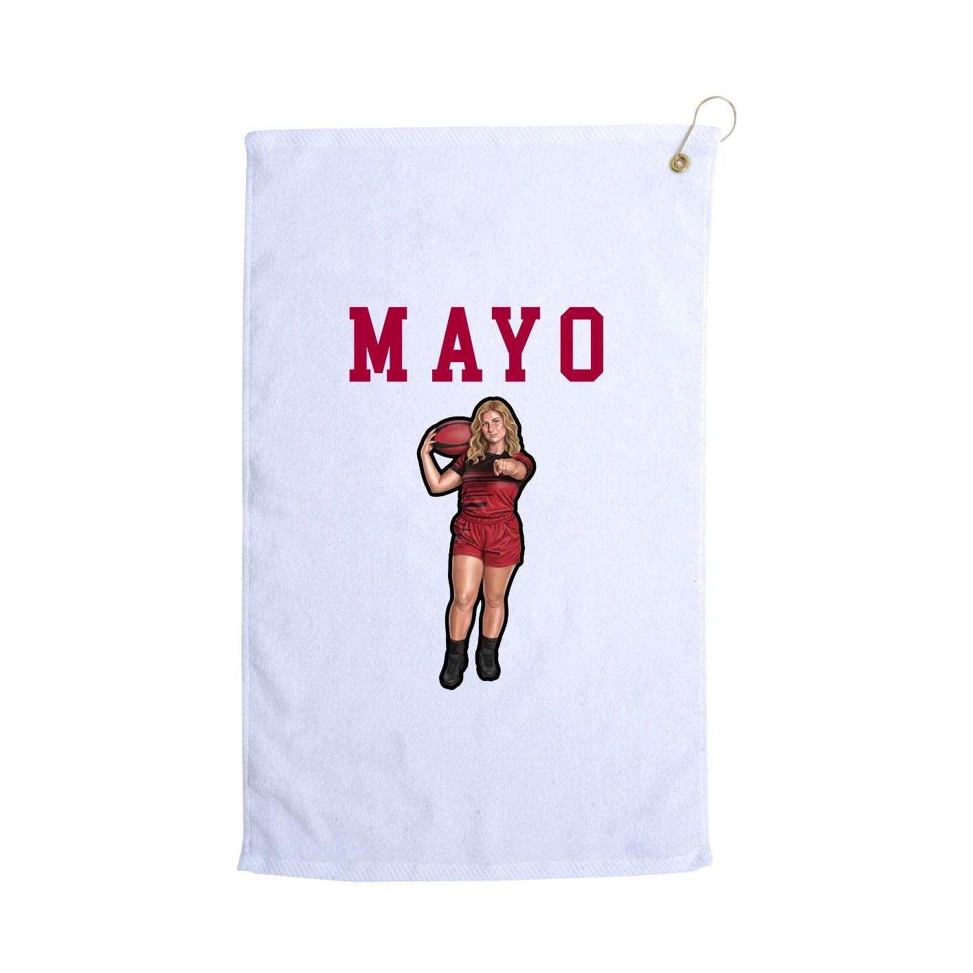 Golf Towel — Shirsey in White