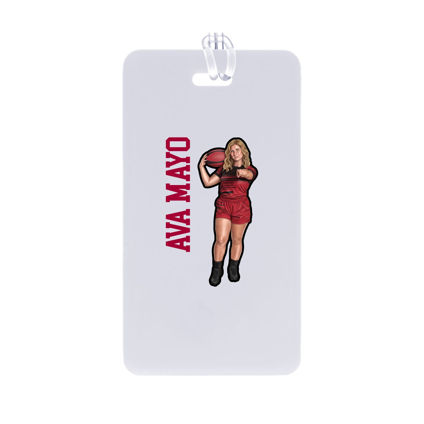 Bag Tag — Name Vertical in Classic