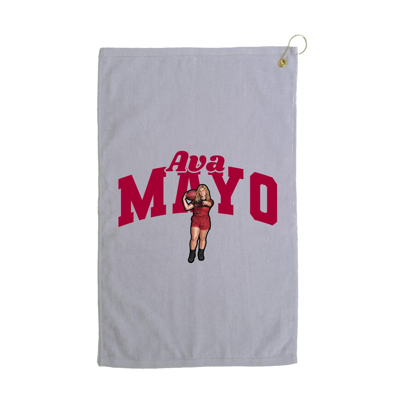 Golf Towel — Signature Arch in Grey