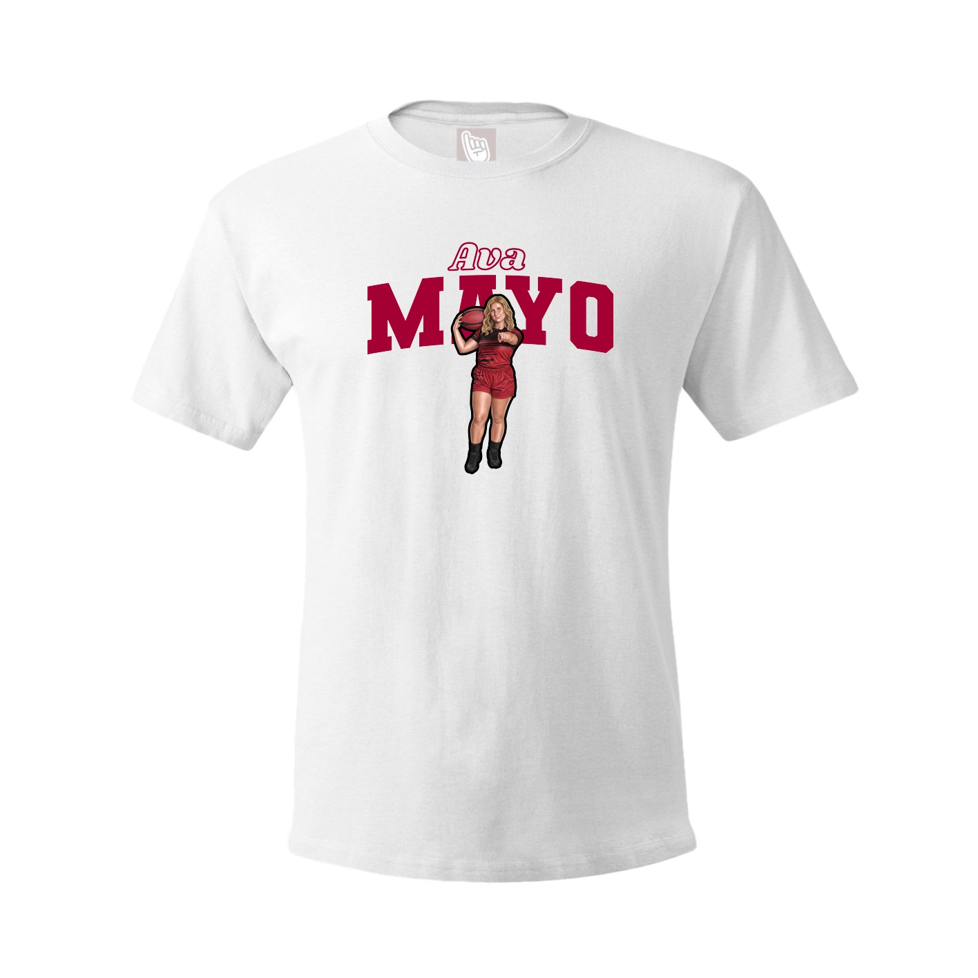 Tee — Name Arch in White