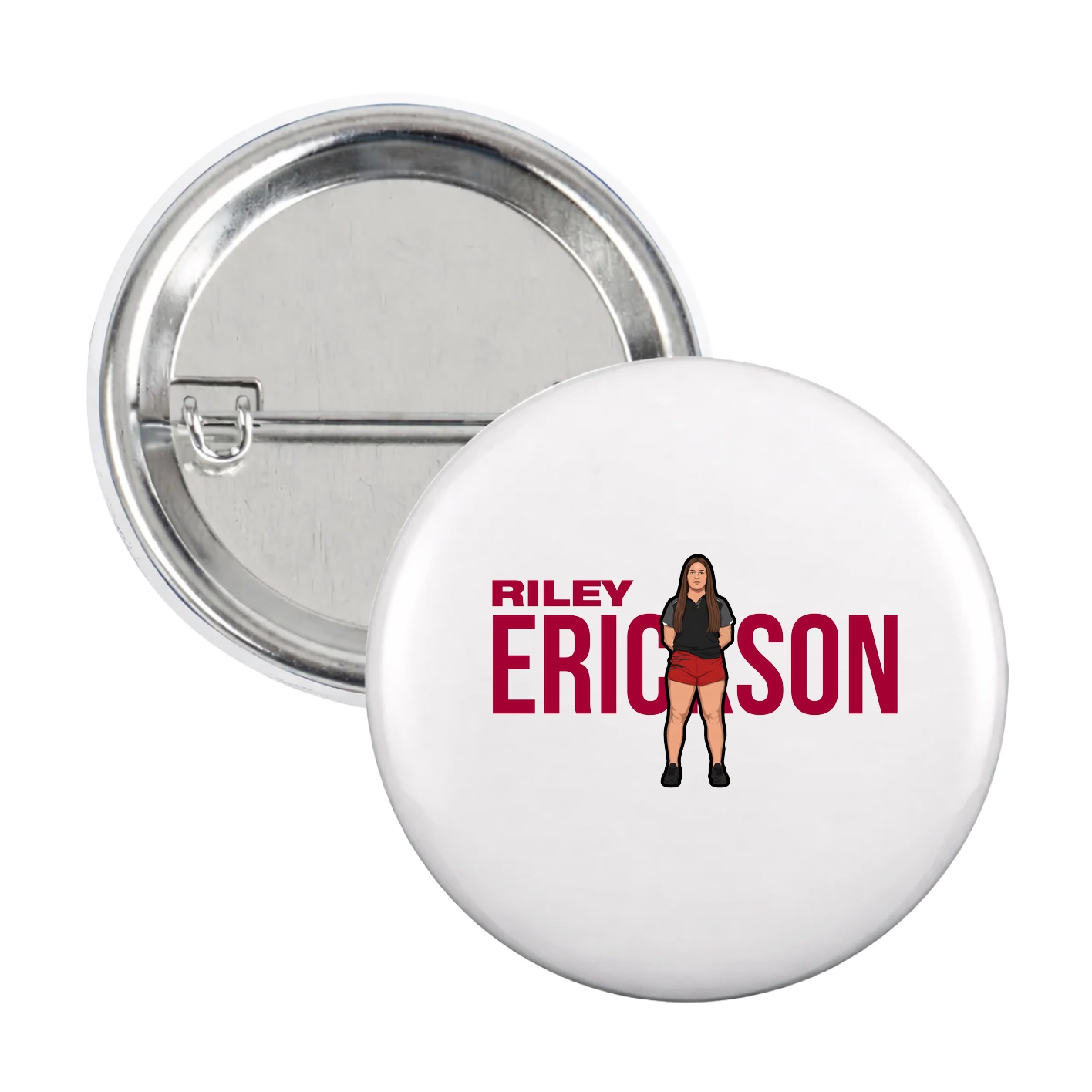 Game Day Button — Player Name in White