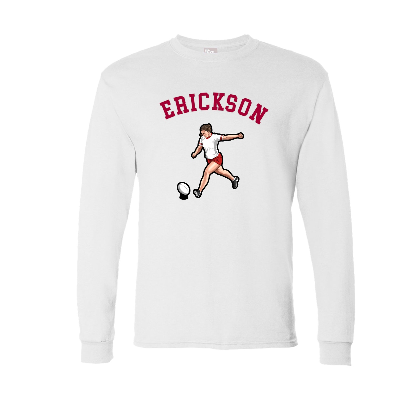 Long Sleeve Tee — Shirsey Arch in White