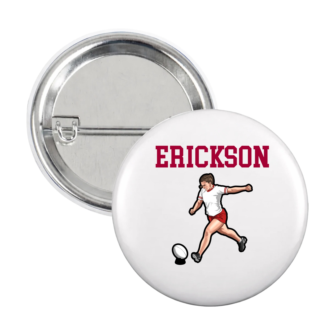 Game Day Button — Shirsey in White