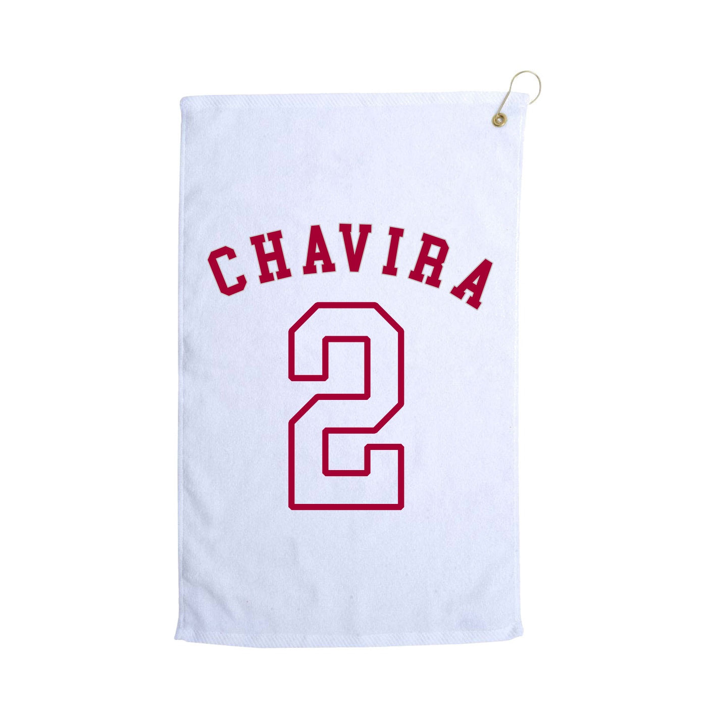 Golf Towel — Shirsey Arch in White