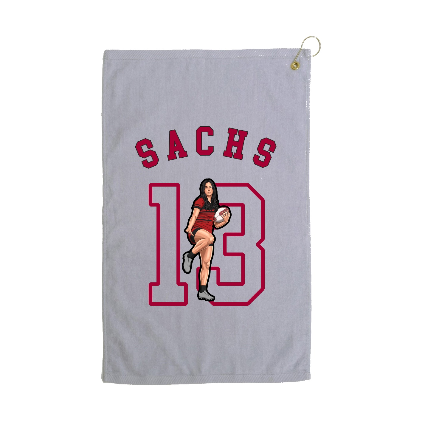 Golf Towel — Shirsey Arch in Grey